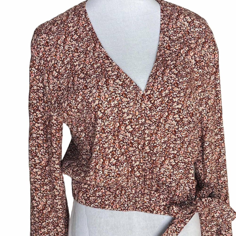 Madewell Wrap floral Shirt